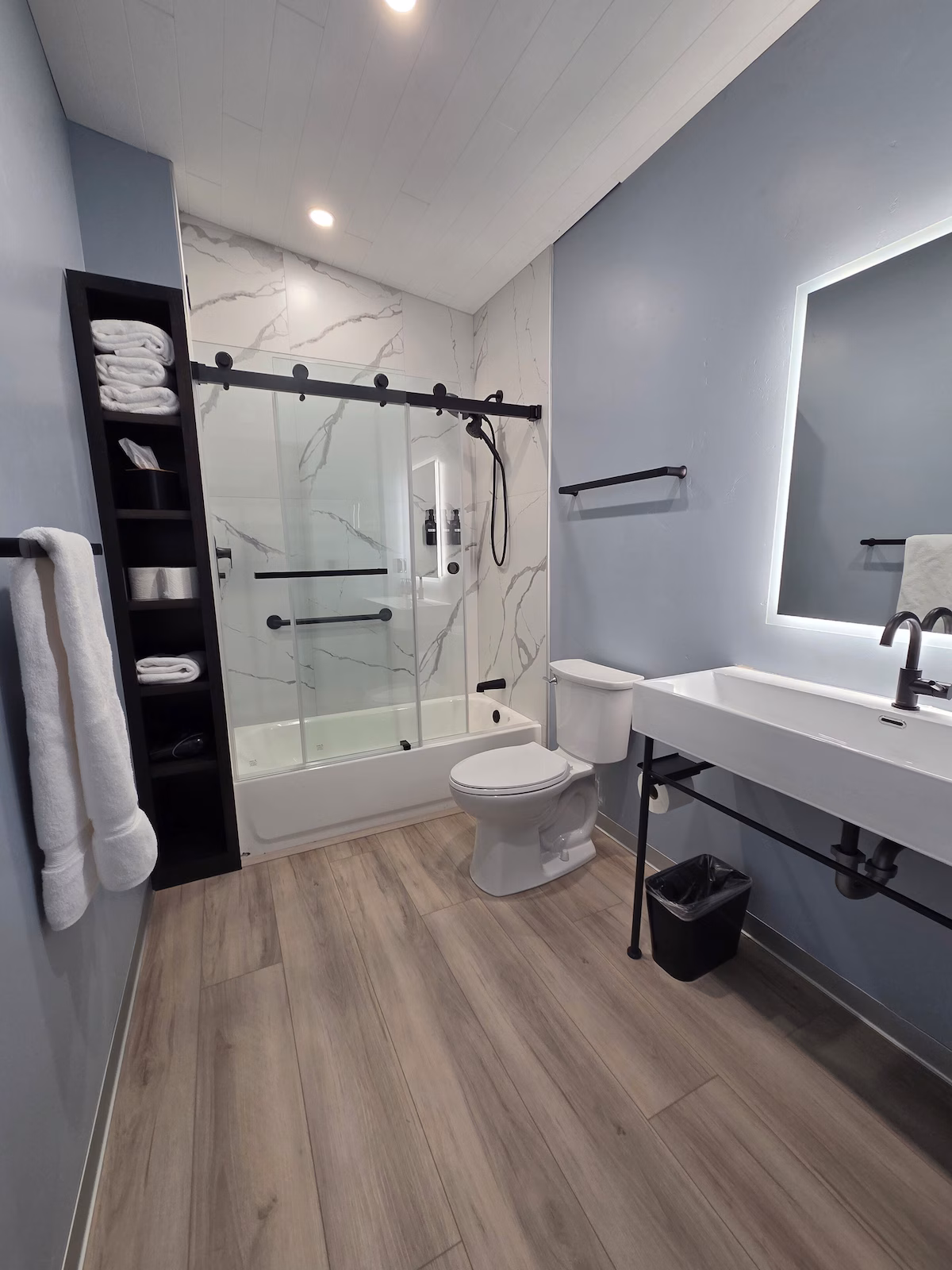 Bathroom at the Riverview B&B