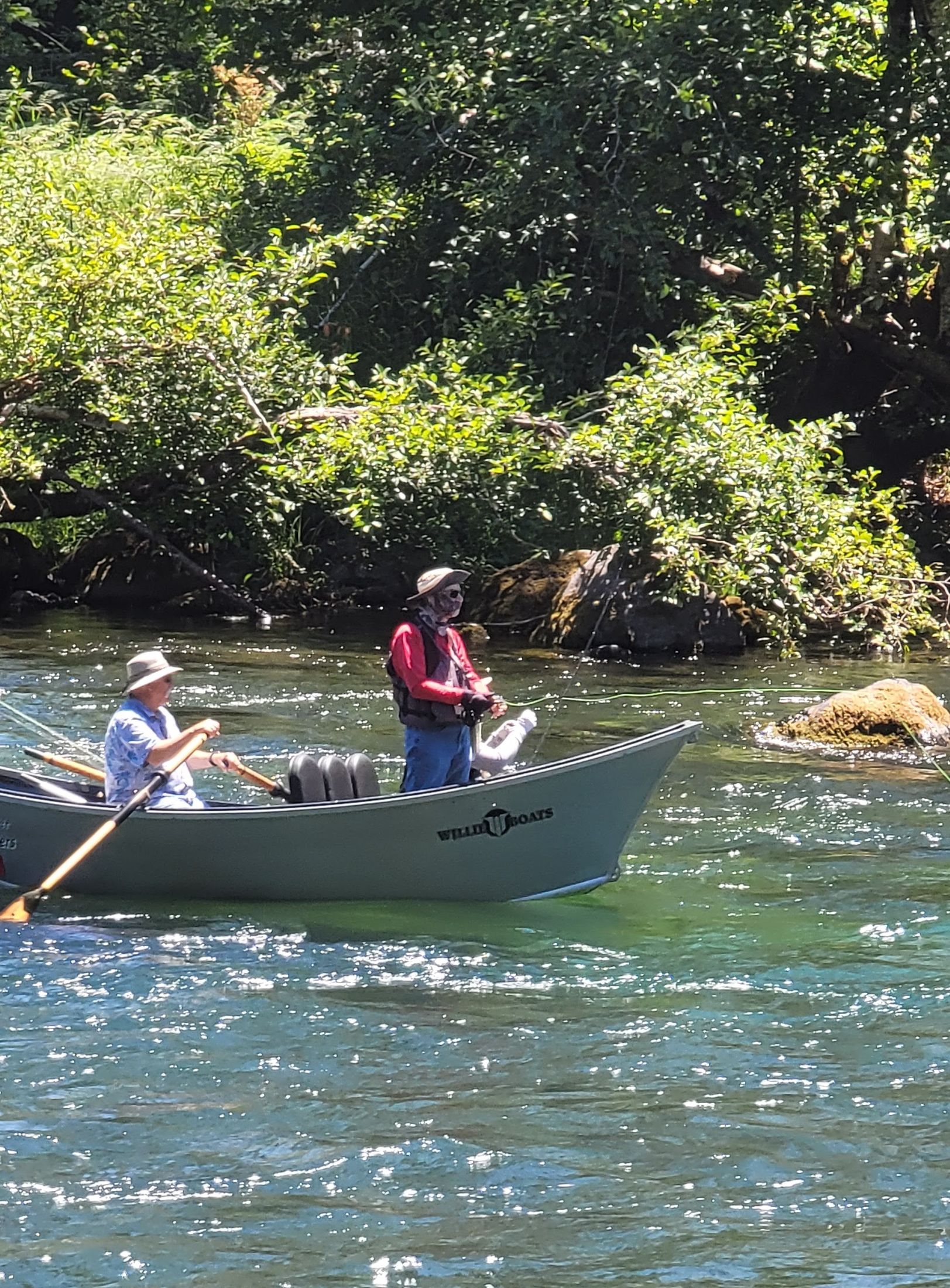 Fly fishing access on the McKenzie River