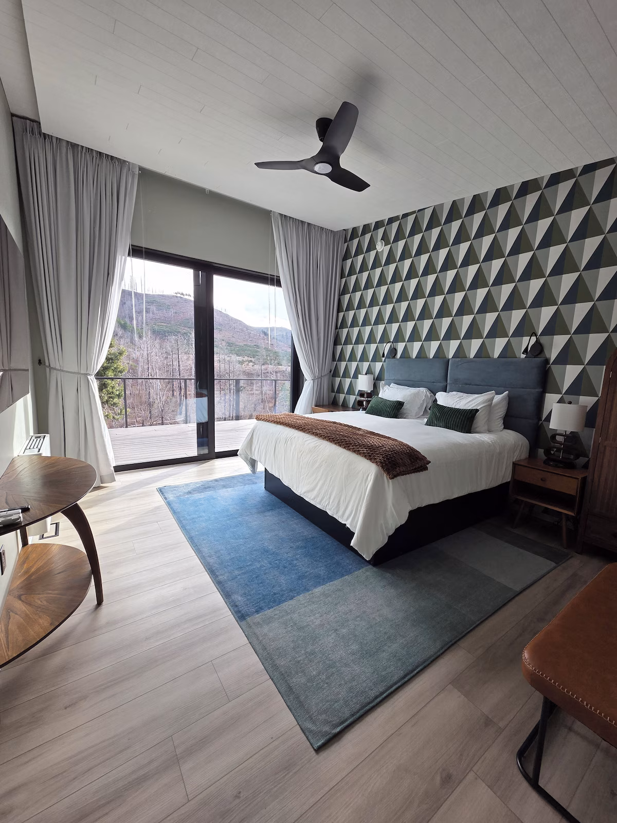 Guest room at the Riverview B&B